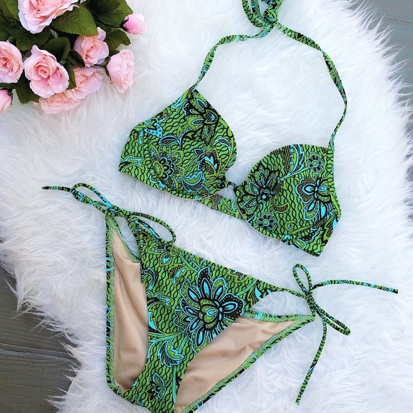 Victoria's Secret Other - VICTORIA'S SECRET FLORAL PAISLEY SWIMSUIT BIKINI